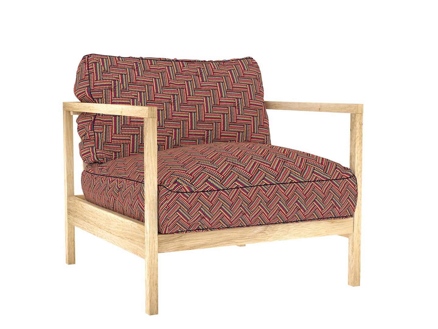 Ahşap Koltuk 3D Model
